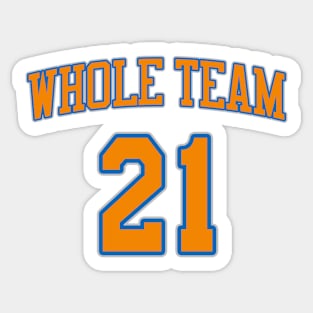 WHOLETEAM Shirsey Sticker